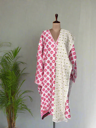 Rozana Eent Rani- Semi Stitched Set