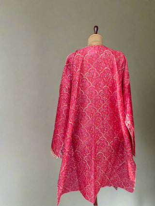 Rozana- Jharokha Crimson- Semi Stitched Set