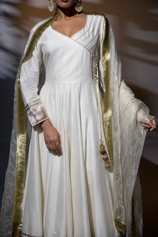 Fiza Ivory Anarkali