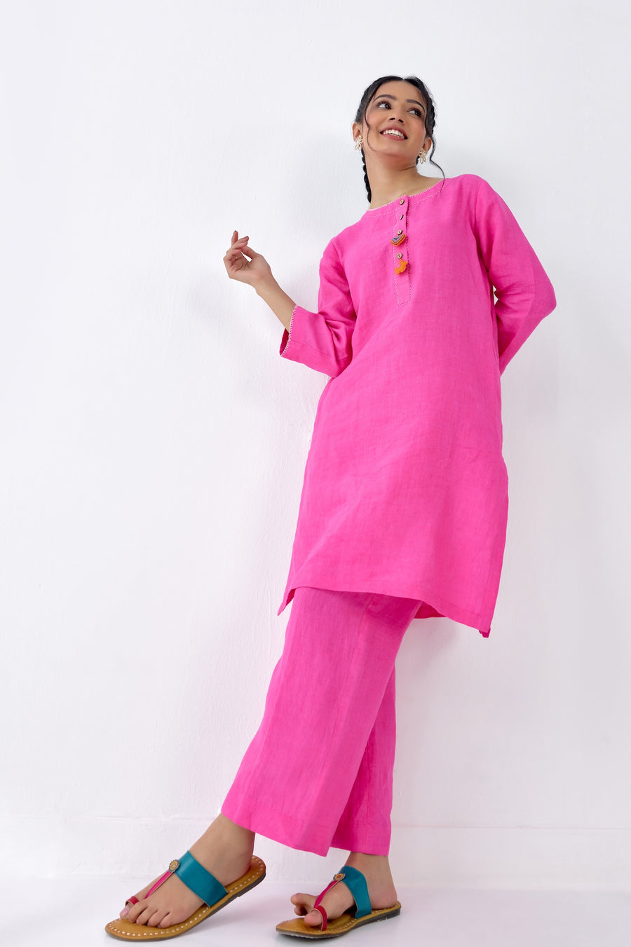 Flower Me Pink Kurta Set