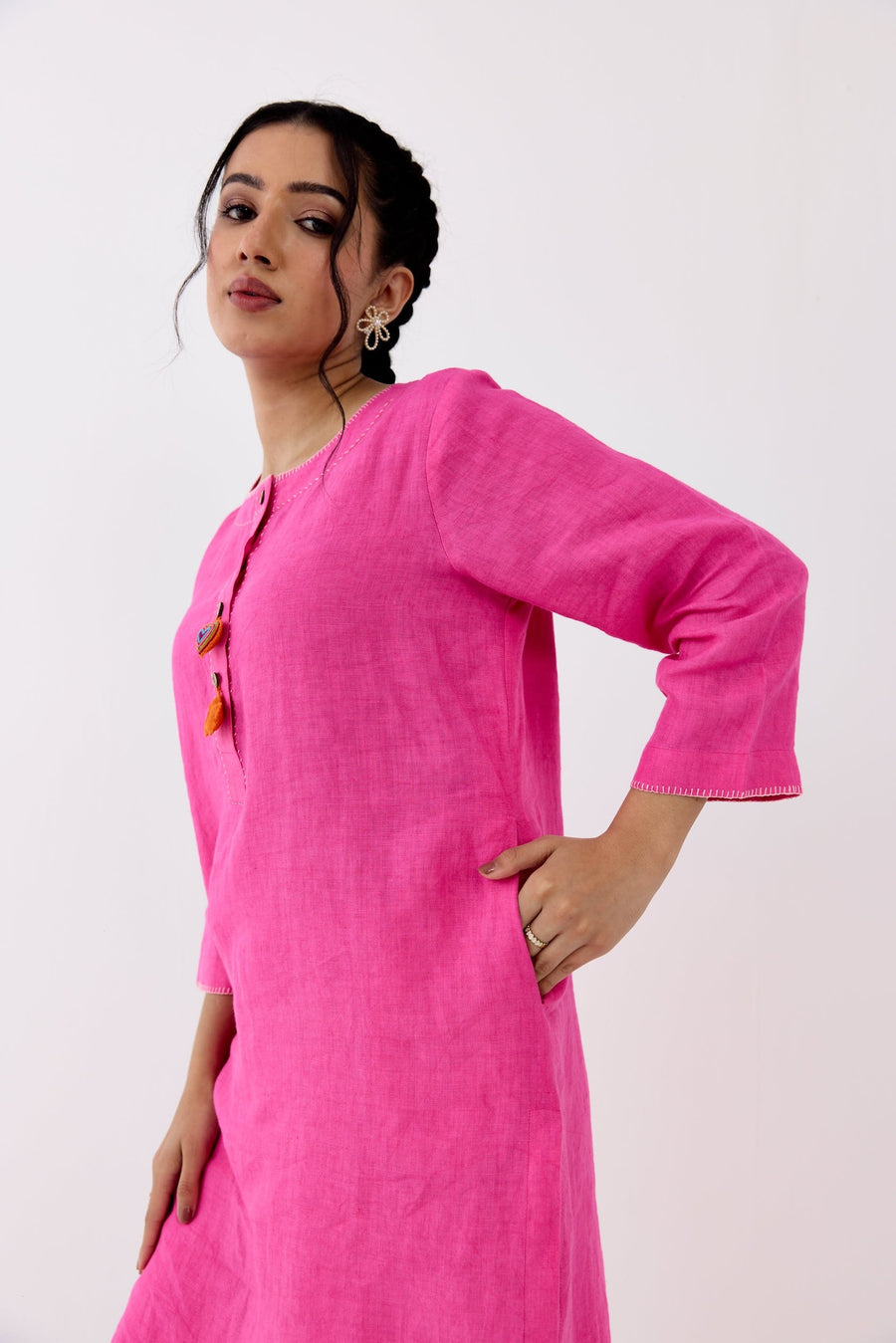 Flower Me Pink Kurta Set