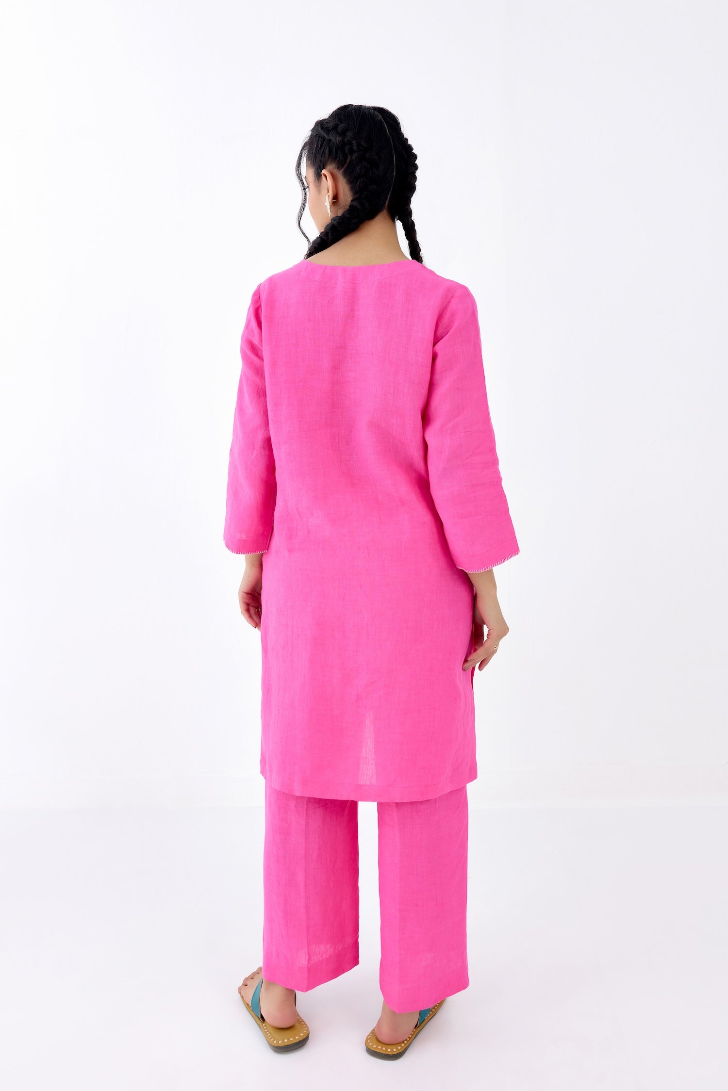 Flower Me Pink Kurta Set