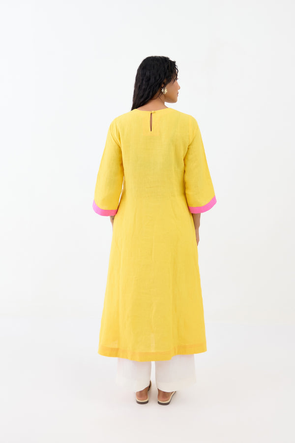 Yellow Daisy Kurta