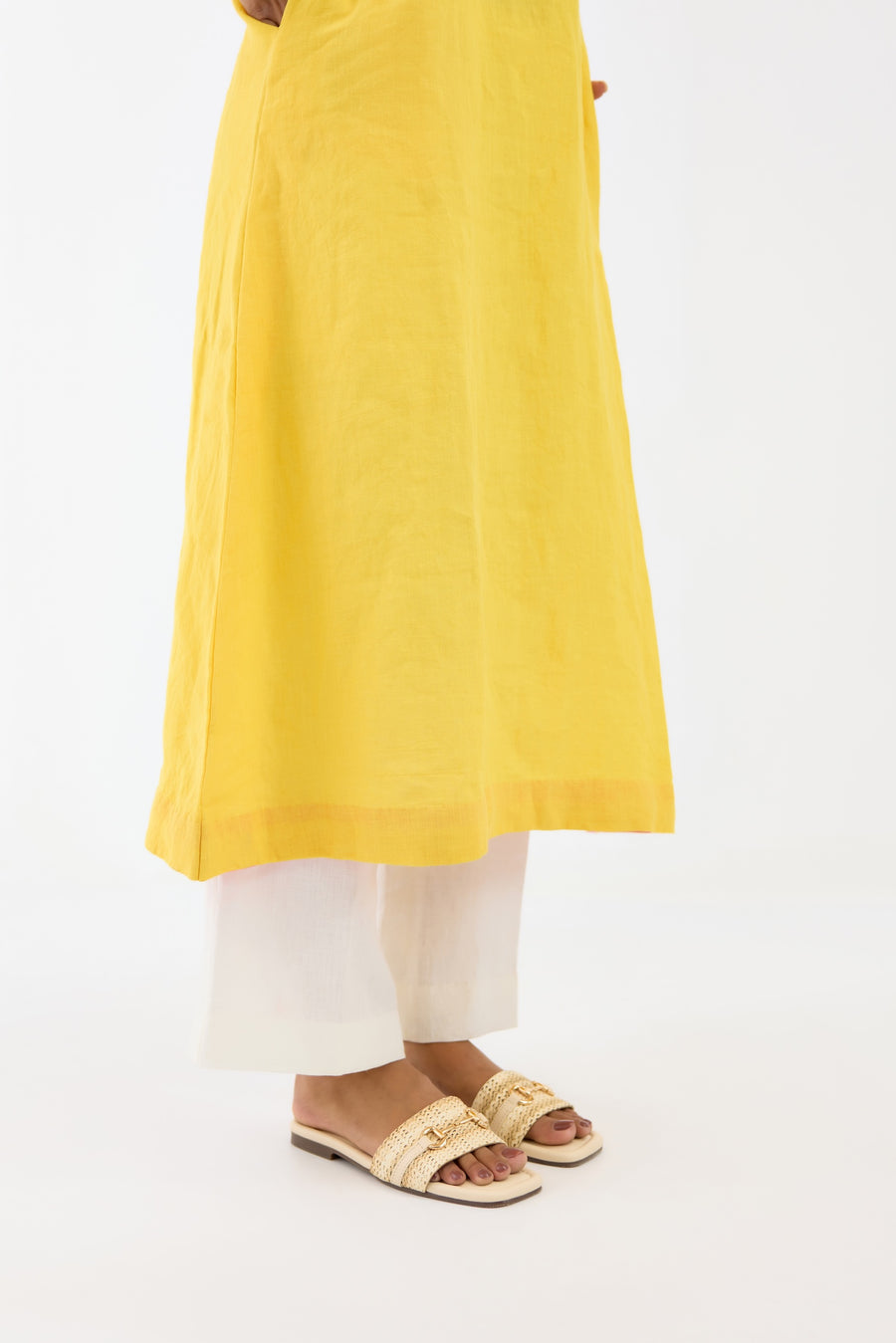 Yellow Daisy Kurta Set