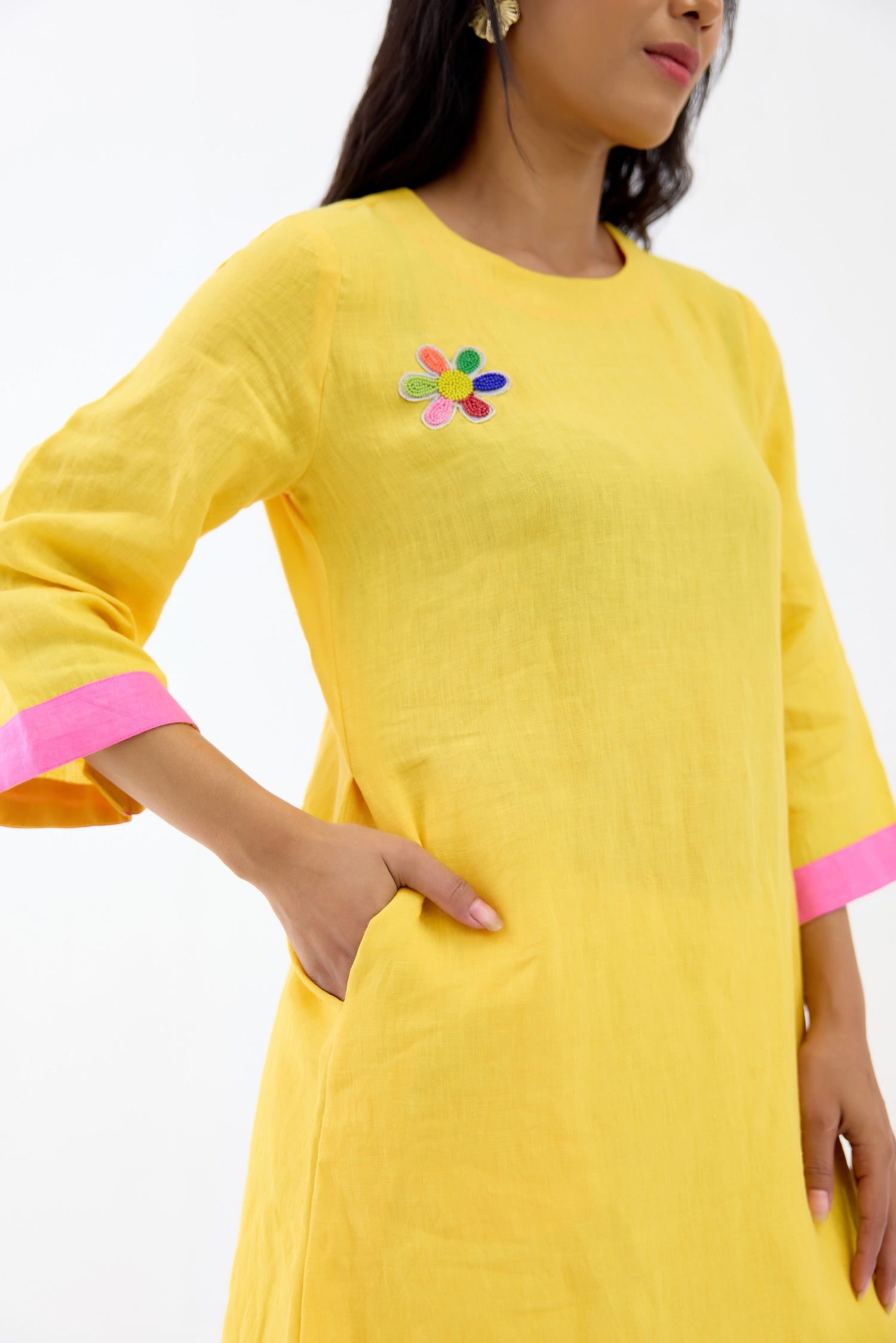 Yellow Daisy Kurta