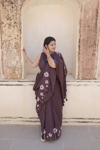 Phool Garland Saree