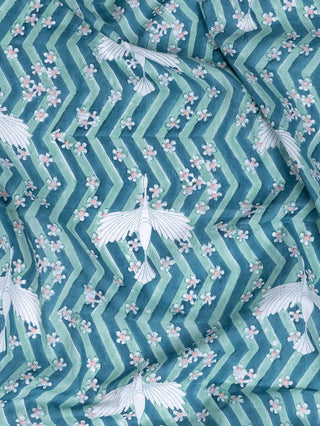 Sarang Teal - Cotton Fabric