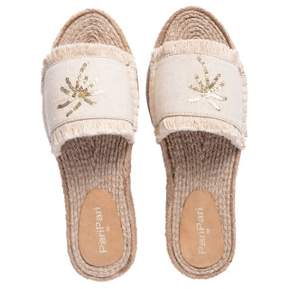 Copacabana Sandals Natural Platforms