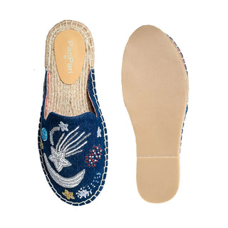 Starry Night Dark Denim Platforms