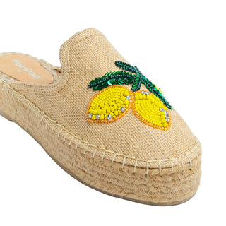 Lemoncello Espadrilles Beige Platforms