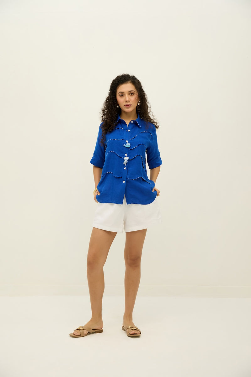 Ride the Tide Linen Shirt