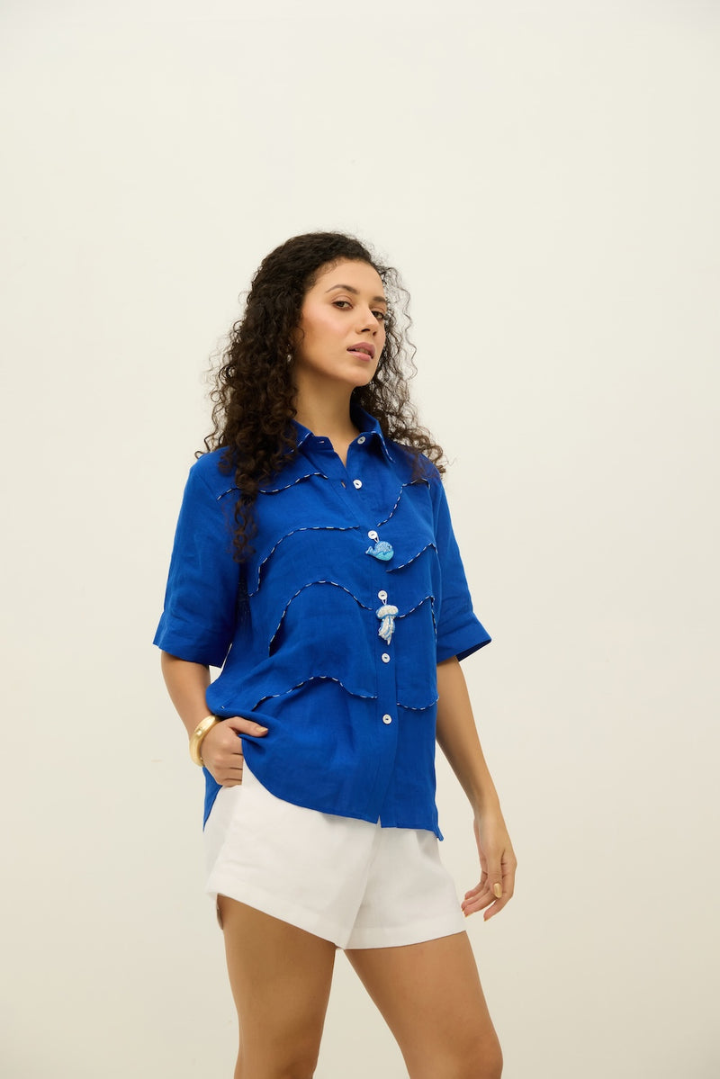 Ride the Tide Linen Shirt