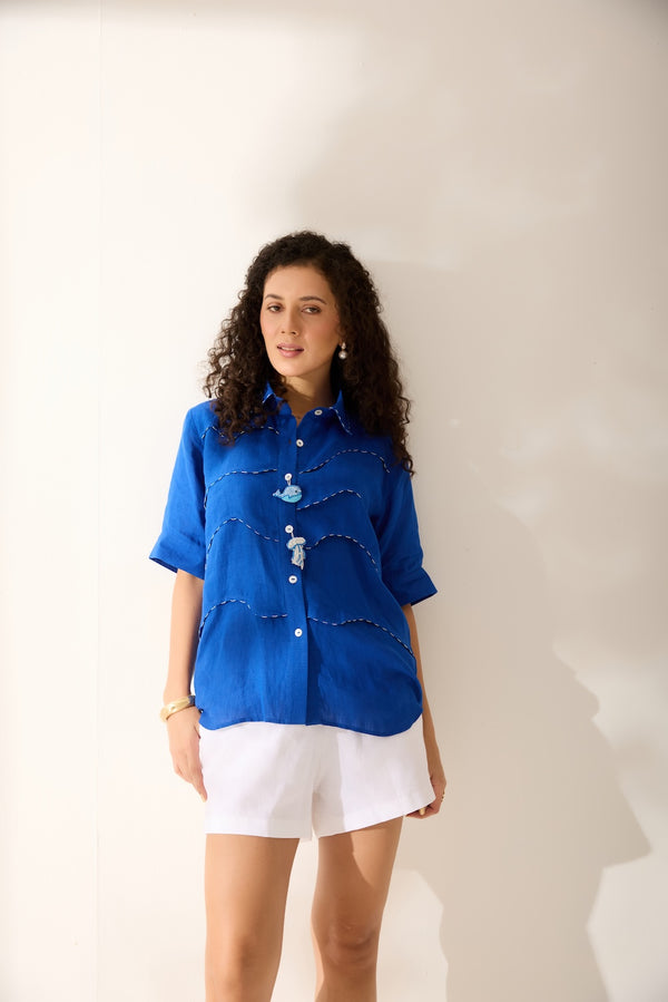 Ride the Tide Linen Shirt