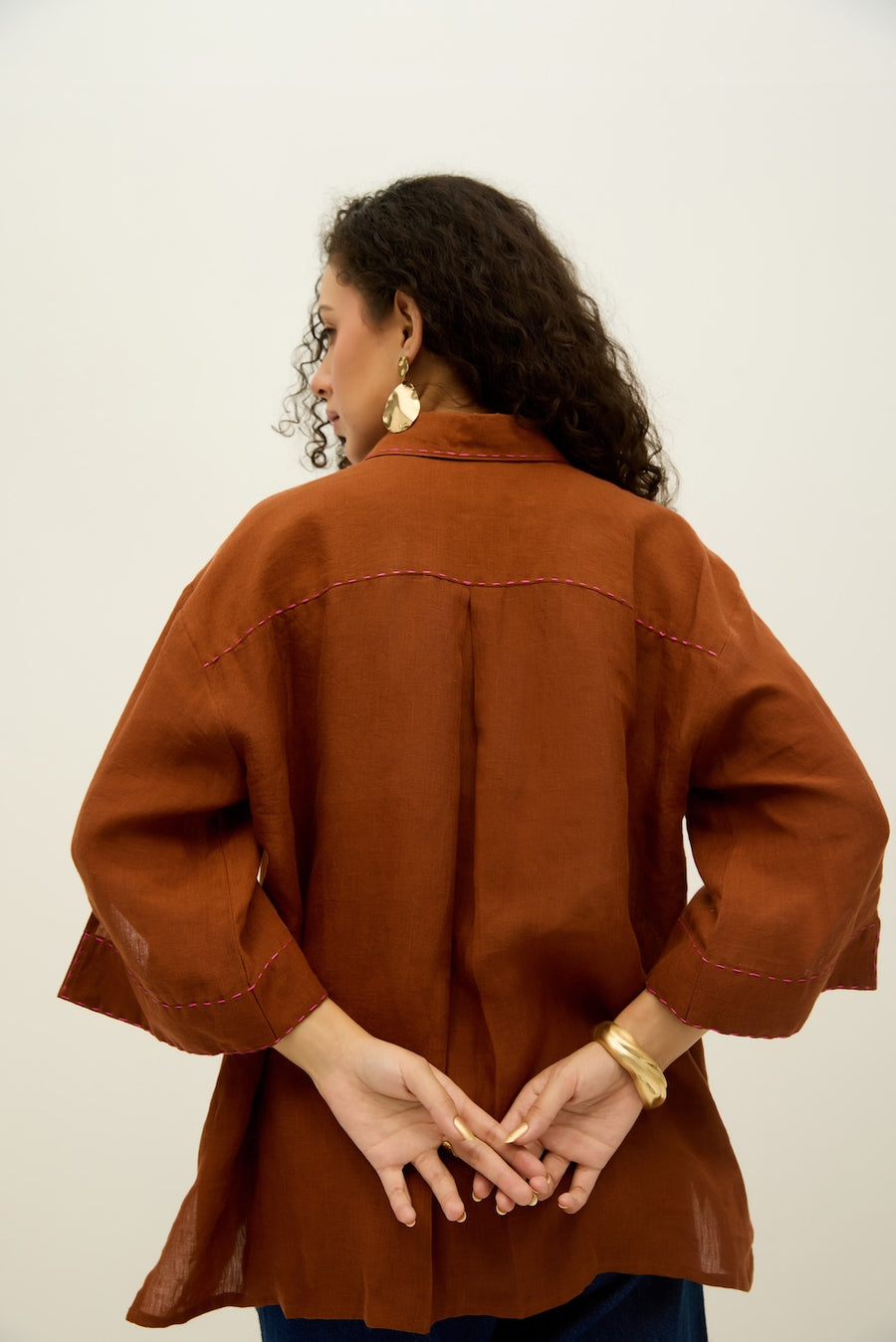 Desert Brown Linen Shirt
