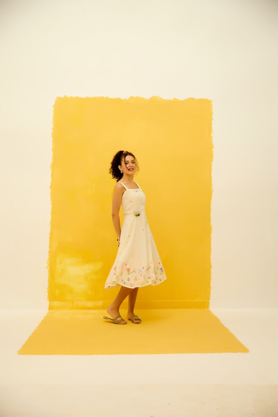 Pinwheel Jamdani Dress