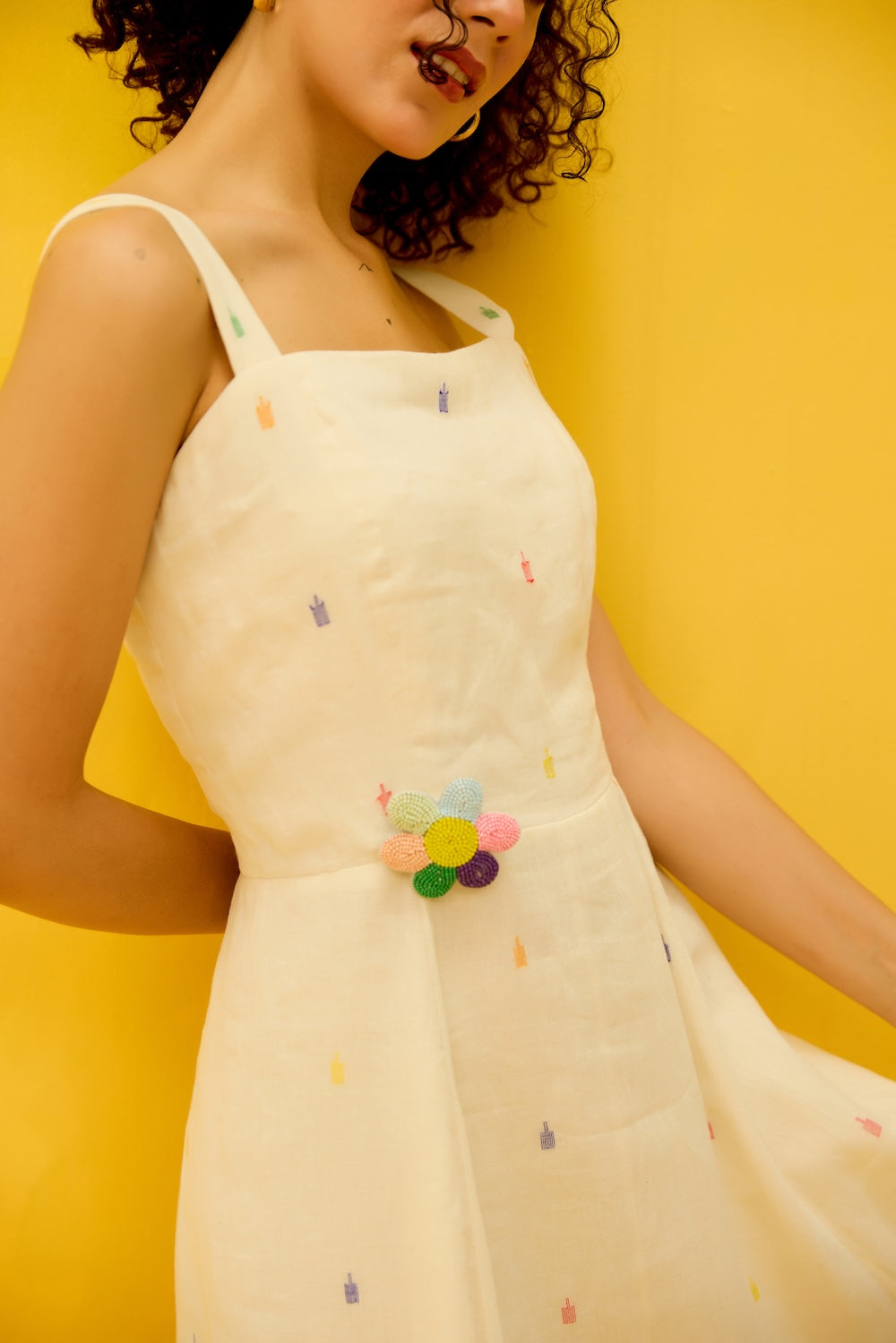 Pinwheel Jamdani Dress