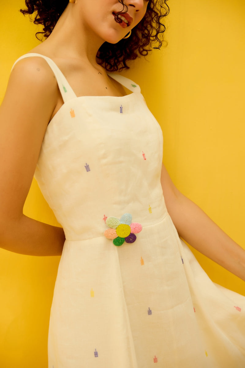 Pinwheel Jamdani Dress