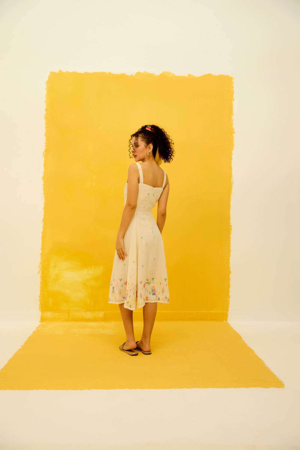 Pinwheel Jamdani Dress