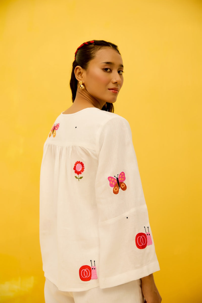 Wonder & Whimsy Linen Top