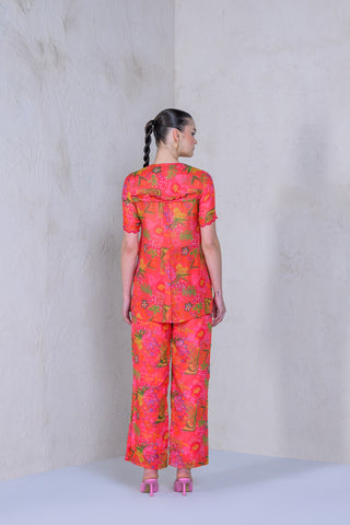 Ochre Orchids Pant Set