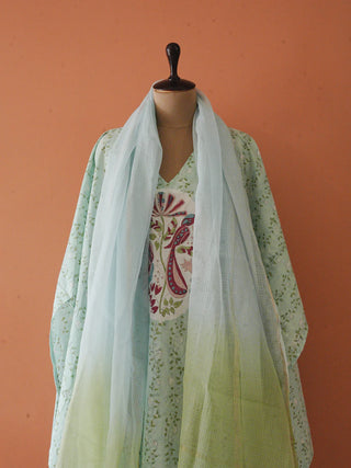 Bela Perch- Sky - Semi Stitched Set