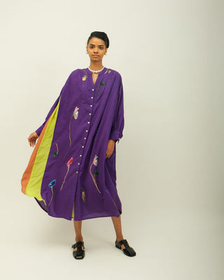 Thistle Applique Dress