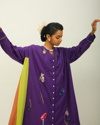 Thistle Applique Dress