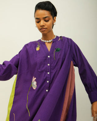 Thistle Applique Dress