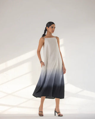 FADE STRAP DRESS AND JACKET