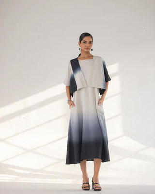 FADE STRAP DRESS AND JACKET