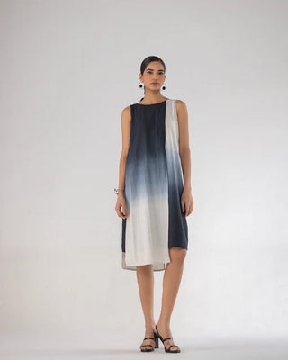 FADE LAYERED DRESS AND JACKET