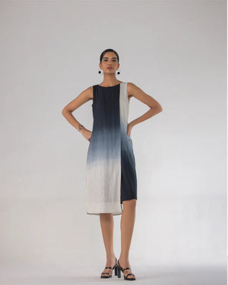 FADE LAYERED DRESS AND JACKET