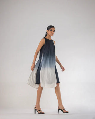FADE LAYERED DRESS AND JACKET