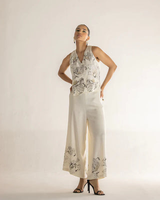 FLORAL WALTZ TWIST BACK CO-ORD