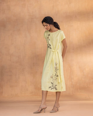 Golden Daisy Bow dress