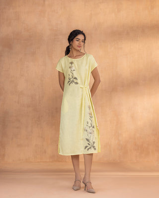 Golden Daisy Bow dress