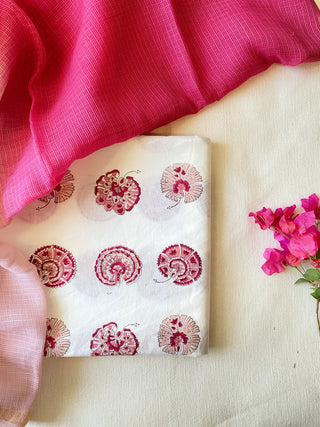 Samod Crimson -Cotton Fabric