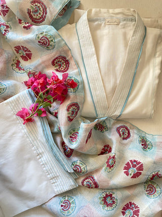 Jada Ivor-  MulChanderi- Semi Stitch Set