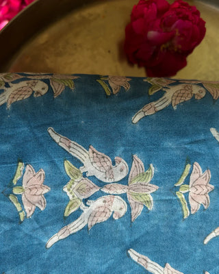Mithu Teal - Cotton Fabric