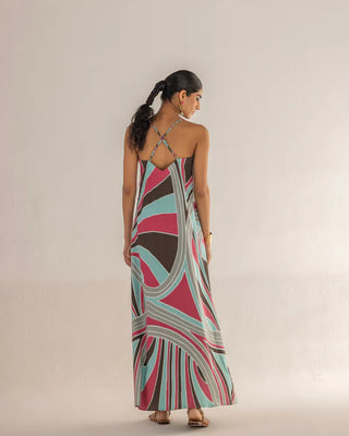 MIRAGE CRISS-CROSS DRESS