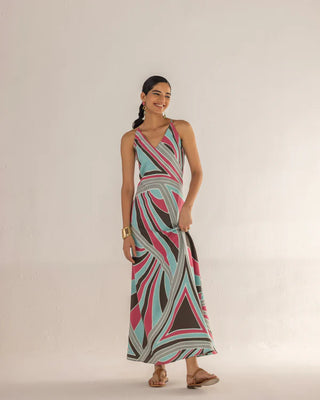 MIRAGE CRISS-CROSS DRESS