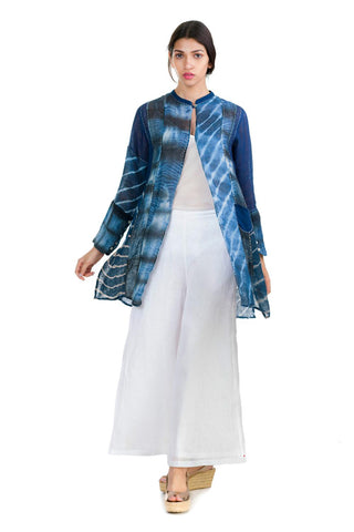 Patchwork Jacket Set