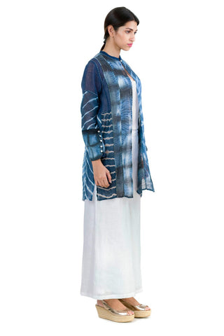 Patchwork Jacket Set