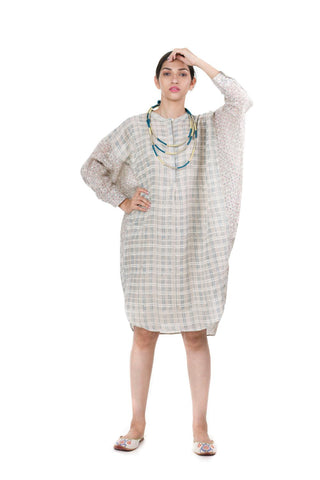 Pine Cone Cowboy Plaid Dress