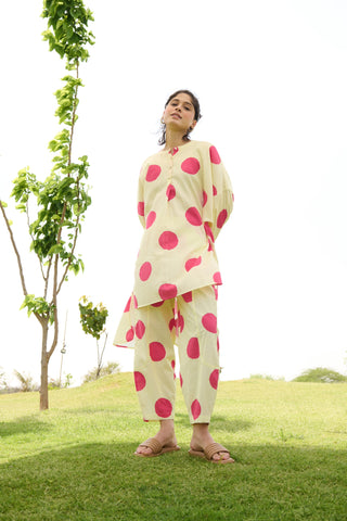 Small Pink Polka - Poppy Coord Set