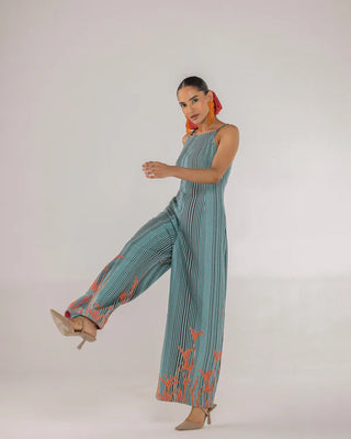 RETRO TWIST JUMPSUIT