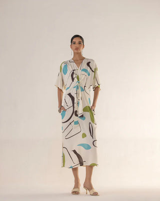 SAND DUNES CINCH DRESS
