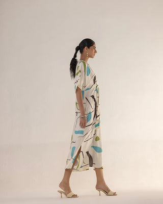 SAND DUNES CINCH DRESS
