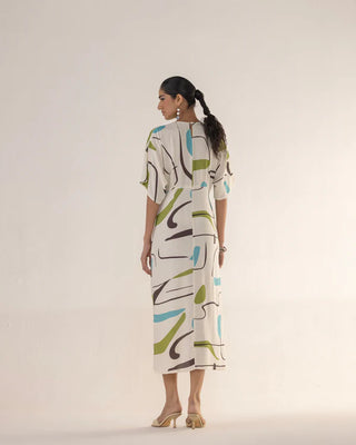 SAND DUNES CINCH DRESS