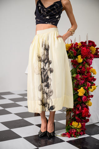 NOIR & IVORY LONG SKIRT